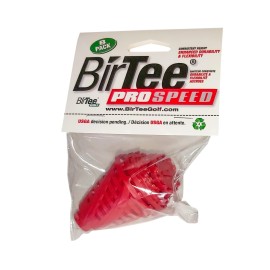 Birtee Golf Tees - Pro Speed Version With Enhanced Durability - 8 Pack Indoor Golf Teesgolf Simulator Teeswinter Golf Tees (Red)