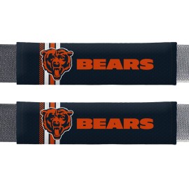 Fremont Die NFL Chicago Bears Rally Seat Belt Pads, Universal Fit, Universal Fit, Team Colors