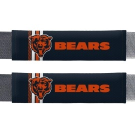 Fremont Die NFL Chicago Bears Rally Seat Belt Pads, Universal Fit, Universal Fit, Team Colors