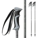 Ski Poles Graphite Carbon Composite - Zipline Lollipop U.S. Ski Team Official Supplier (Gray Carbon, 52