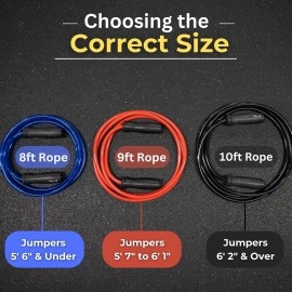 Elite SRS, Muay Thai 2.0 Weighted Jump Rope - Designed for High-Intensity Training, CrossFit, Muay Thai, & MMA Workouts - Heavy 1.5lb PVC Jump Ropes for Fitness