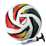 Franklin Sports Mls Tornado Kids Soccer Ball - Size 3 Youth Soccer Ball - Soft Cover - Great For Kids And Toddlers - Air Pump Included