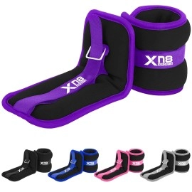 Xn8 Ankle Weights - Adjustable Leg Weight Strength Training Sets For Women & Men With Adjustable Straps Gym, Fitness Workout, Running