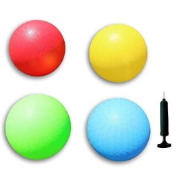 85 Inch Playground Balls Red, Blue, Green And Yellow (12 Pack, Red,Blue,Green,Yellow)