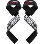 Dmoose Lifting Straps, 24 Inch (Pair) Wrist Straps For Weightlifting, Deadlift, Powerlifting, Bodybuilding Gym Workout, Neoprene Padded Support Cotton Straps For Max Hand Grip Strength Training