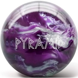 Pyramid Path Bowling Ball (Purple/Black/White, 12 LB)