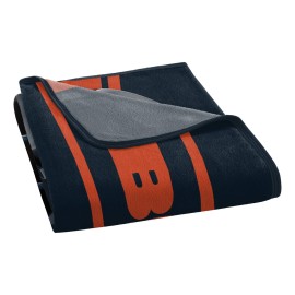 Northwest NFL Chicago Bears 46x60 Micro Raschel Run Design RolledBlanket, Team Colors, One Size (1NFL059050001RET)