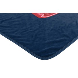 Northwest NFL New England Patriots 46x60 Micro Raschel Run Design RolledBlanket, Team Colors, One Size (1NFL059050076RET)