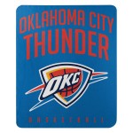 Northwest NBA Oklahoma City Thunder 50x60 Fleece Lay Up DesignBlanket, Team Colors, One Size (1NBA031020033RET)