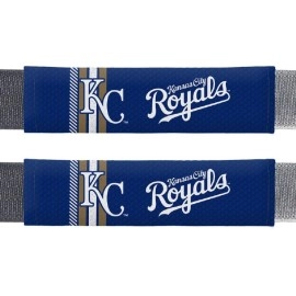 Fremont Die MLB Kansas City Royals Rally DesignAuto Seat Belt Pads, Team Colors, One Size