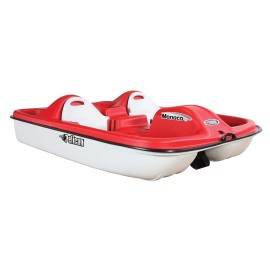 Pelican Sport - Pedal Boat Monaco - Adjustable 5 Seat Pedal Boat, Redwhite