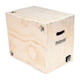 Gosports Fitness Launch Box | 3-In-1 Plyo Jump Box For Exercises Of All Skill Levels, Natural
