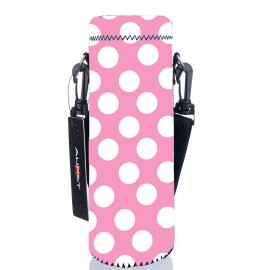 Aupet Water Bottle Carrier,Insulated Neoprene Water Bottle Holder Bag Case Pouch Cover 500Ml Adjustable Shoulder Strap, Great For Stainless Steel And Plastic Bottles, Sport And Energy Drinks