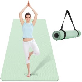 Cambivo Extra Wide Yoga Mat For Women And Men (72