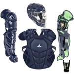 All-Star Adult System7 Axis Catchers Equipment Set (Age 12-16, Navy)