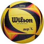 Wilson Avp Optx Game Volleyball - Official Size, Yellowblack