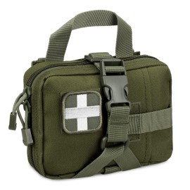 LIVANS Tactical EMT Pouch, Rip Away Molle Medical Pouches IFAK Tear-Away First Aid Kit Emergency Survival Bag for Travel Outdoor Hiking