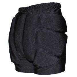 Crs Cross Padded Figure Skating Shorts - Crash Pads Shorts For Butt, Hips, And Tailbone (Youth Large Black)