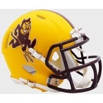 Riddell Ncaa Arizona State Sun Devils Matte Yellow Sparky Speed Mini Football Helmet