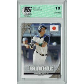 Shohei Ohtani 2018 Leaf Exclusive Fl-01 Rookie Card Pgi 10 - Baseball Slabbed Rookie Cards