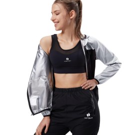 Hotsuit Sauna Suit For Women Sweat Suits Gym Workout Exercise Sauna Jacket Pant Full Body, 5Xl