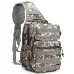 Monoki Tactical Sling Backpack, Military Rover Shoulder Sling Bag Pack, Molle Assault Range Bag Day Pack