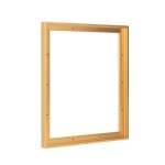 Pixy Canvas 8X14 Inch Floater Frame For Canvas Paintings, Wood Panels, Canvas Panels Stretched Canvas Boards Floating Frame Fits 58, 34 Max 78 Deep Artwork (Brass Gold, 8 X 14 Inch)