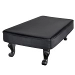 Kohree 7 Ft Pool Table Cover, Heavy Duty Luxurious Leatherette Billiard Table Cover, Waterproof & Tearproof Cover Fits 7 Feet Standard Pool Table, Pool Table Accessories, Black