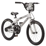 Pacific Cycle Vortax Kids Bike, 20-Inch Wheels, Silver (204054P)