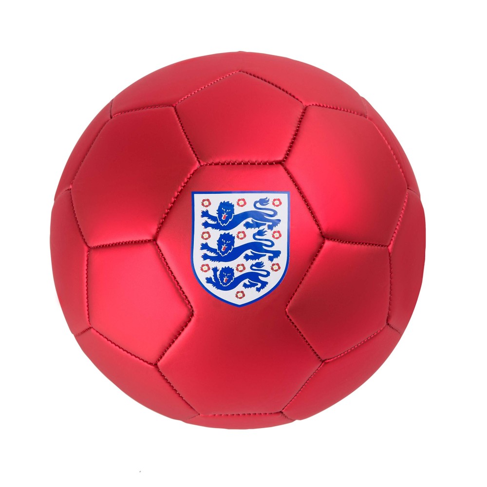 England Football, Soft Touch Feel, Hugely Durable, Show Your Support, Red, White, Ball Size 5