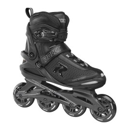 Roces Mens Icon Inline Skates, Black-Dark-Charcoal, 48 (Eu)