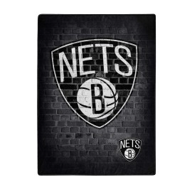 Northwest Company Brooklyn Nets Street Raschel Throw Blanket