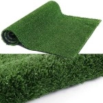 Goasis Lawn Artificial Grass Turf Lawn - 11Ftx12Ft(132 Square Ft) Indoor Outdoor Garden Lawn Landscape Synthetic Grass Mat