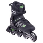 K2 Mens Fit 80 Inline Skates, Grey-Blue, 48 Eu