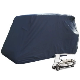 Moveland 6 Passenger Golf Cart Storage Cover Compatible With E Z Go, Club Car, Yamaha - Dustproof Durable