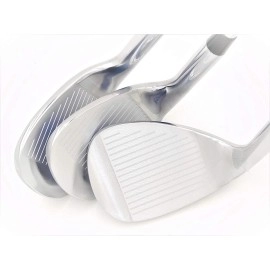 LAZRUS Premium Forged Golf Wedge Set for Men - 52 56 60 Degree Golf Wedges + Milled Face for More Spin - Great Golf Gift (Silver Left Handed, LH, Silver 52,56,60 Set)