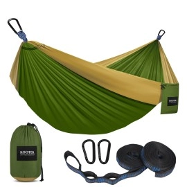 Kootek Camping Hammock Single Portable Hammocks Camping Accessories For Outdoor, Indoor, Backpacking, Travel, Beach, Backyard, Patio, Hiking