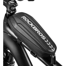 Rockbros Top Tube Bike Bag Bike Front Frame Bag Eva Bicycle Bag Bike Accessories Pouch Storage Pack Water Resistant Bike Phone Bag Below 6.2