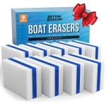 Premium Boat Scuff Erasers Boating Accessories Gifts For Cleaning Boat Accessories Or Gift For Pontoon Fishing Jon Boats Decks Vinyl Boat Cleaner Hull Cleaner Gadgets For Men And Women