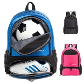 Tindecokin Basketball Bag Bags Soccer Bag Basketball & Soccer & Football & Volleyball Backpack Training Package