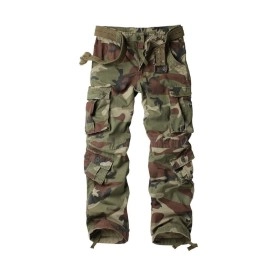 Trgpsg Women'S Casual Combat Cargo Pants, Cotton Outdoor Camouflage Military Multi Pockets Work Pants 12