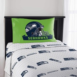 Northwest Nfl Seattle Seahawks Unisex-Adult Sheet Set Full Monument