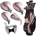 Tour Edge Moda Silk Womens Golf Set-Black-Rose Gold-Rh Regular (Sksrgl11.B)