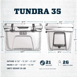 YETI Tundra 35 Cooler, Navy
