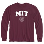 Ivysport Mit Engineers Long Sleeve Adult Unisex T-Shirt, Heritage, Maroon, Xx-Large