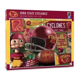 YouTheFan NCAA Iowa State Cyclones Retro Series Puzzle - 500 Pieces