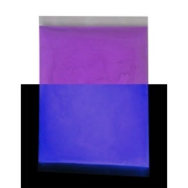 Glow In The Dark Neutral Invisible Strontium Aluminate Glow In The Dark Fluorescent Pigment Powder Free Uv Black Light (Lilac Glows Lilac, 2Oz)