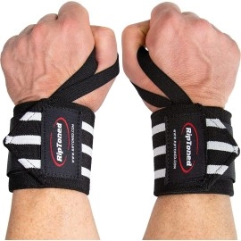 Rip Toned Weight Lifting Wrist Wraps For Weightlifting Men, Women Gym Wrist Wraps Powerlifting Wrist Support For Weightlifting Gym Accessories For Men W/Thumb 18