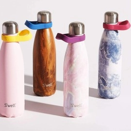 S'well Water Handle-Purple-Fits 9oz, 17oz, and 25oz Bottles Comfortable Way to Carry Go-Innovative Design and A Flexible Grip