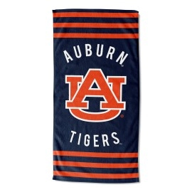Northwest Ncaa Auburn Tigers Unisex-Adult Beach Towel 30 X 60 Stripes